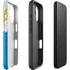 Uraguay Flag Distressed iPhone 16 Plus Impact Case